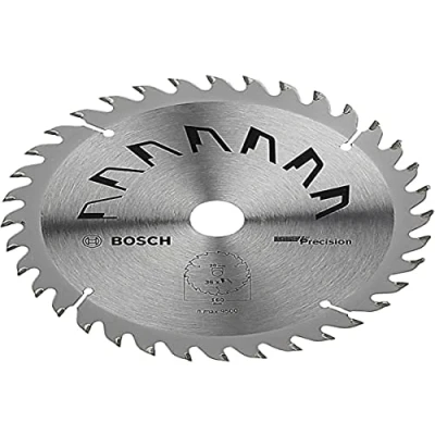 Image of Bosch 1x Circular Saw Blade Precison (for Wood, Ø 160 x 2.5/1.5 20/16 mm, 36 Teeth, ATB, with Reduction ring 16 Accessories for Saws)
