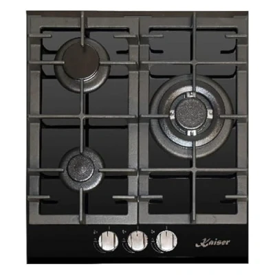 Image of Kaiser Grand Chef KCG 4384 Turbo 45cm Gas Hob (Black)