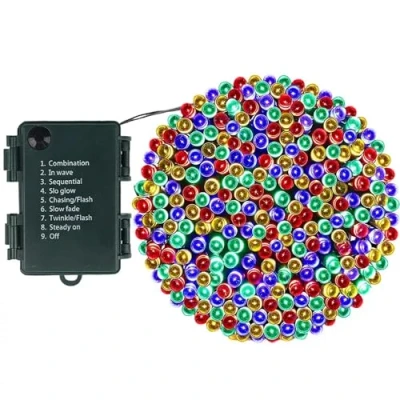 Image of Fabulouz Battery Operated Christmas LED Fairy String Lights (Multicolour, 400 Lights)