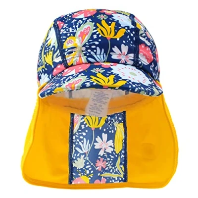 Image of Splash About Baby Kids Legionnaire Sun Hat Garden Delight 3 6 Years
