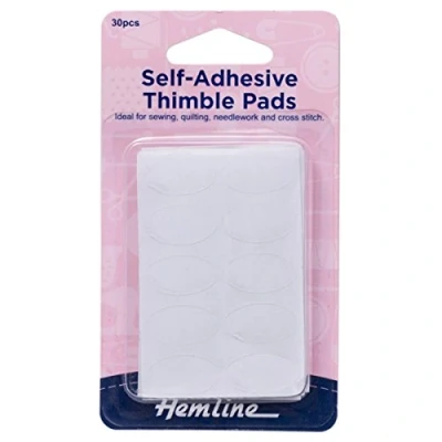 Image of H211.FP Hemline Thimble Pads: Self Adhesive: 30 Pieces