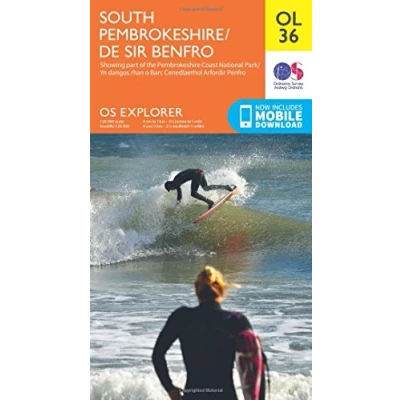 Image of Explorer OL 36 South Pembrokeshire Map