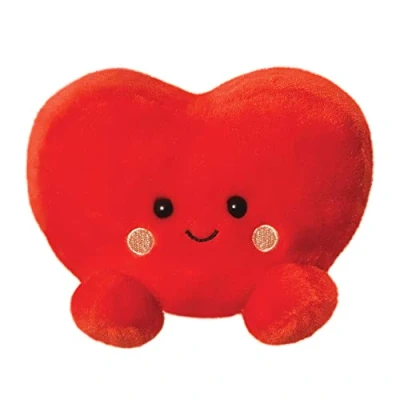 Image of Aurora, 61513, Palm Pals Amore Heart, 5In, Eco friendly soft toy, Red