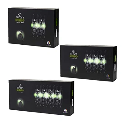 Image of Nash Siren R3+ Presentation Set 2 Rod Bite alarm