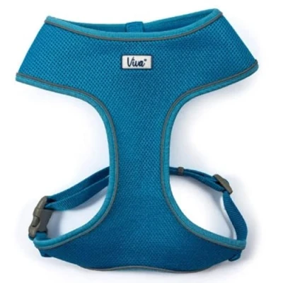Image of Ancol Viva Mesh Dog Harness Blue Large (fits girth 53 74 cm)
