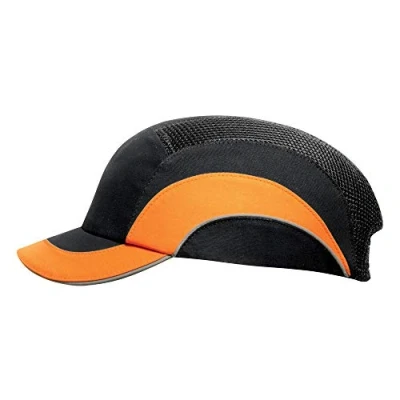 Image of JSP Hardcap A1+ 5 cm Short Peak Black/Hi Vis Orange (ABS000 00N 500)