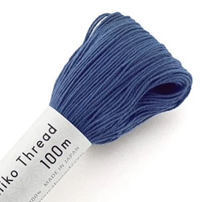 Image of Olympus Sashiko 100m Spool Col.109 Light Iron Blue Japanese Embroidery and Quilting