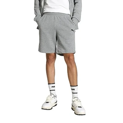 Image of PUMA Boys&#039; teamGOAL 23 Casuals Shorts Jr Knitted, Medium Gray Heather, 116