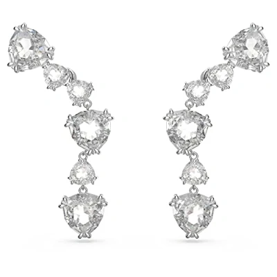 Image of Swarovski Mesmera Earrings Silver coloured, Women&#039;s, Size: One Size, coloured