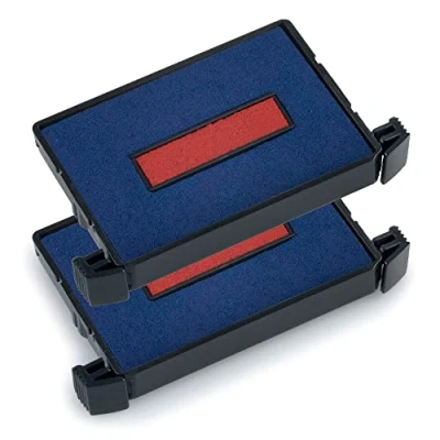 Image of Trodat Replacement Ink Pads 6/4750/2 Pack of 2 Red/Blue For The Printy 4760, 4750, 4750/L and 4755