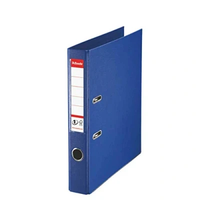Image of Esselte No 1 Plastic Lever Arch File 50mm A4 Blue (10 Pack) 811450