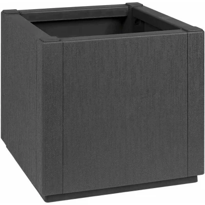 Image of vidaXL Garden Planter in Dark Grey, 36x36x35 cm, made of PP