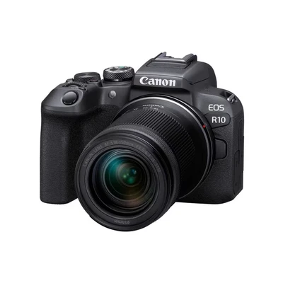 Image of Canon EOS R10 + RF S 18 150mm IS STM Lens Compact Mirrorless Digital Camera 24.2 MP, Dual Pixel CMOS AF II 4K up to 60p 23 FPS Continuous Shooting Face &amp; Eye Detection Bluetooth, Wi Fi