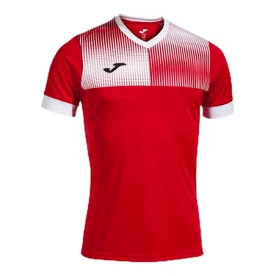 Image of Joma Men&#039;s Eco Supernova T Shirt, Red/White, 10 11 años