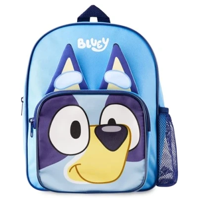 Image of Bluey Backpack Toddler Children&#039;s Backpacks for Boys Girls (Blue 3D)