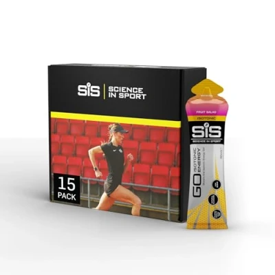 Image of Science In Sport GO Isotonic Energy Gels, Running Gels with 22 g Carbohydrates, Low Sugar, Variety Pack of Assorted Flavours, 60 ml Per Serving (5 Pack), Packaging May Vary