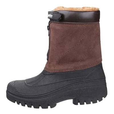 Image of Cotswold Venture WATERPROOF Winter Boot Mens Brown material_Synthetic Size UK 11