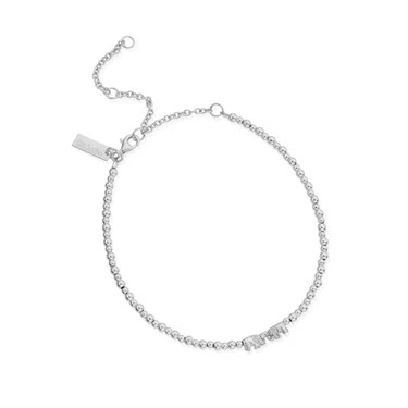 Image of ChloBo Silver Cute Lucky Elephant Anklet