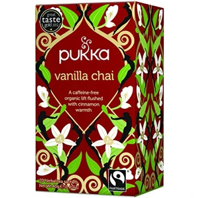 Image of Pukka Herbal Teas Tea Organic Chai Vanilla 20 Bags Case Of 6