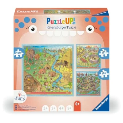 Image of Ravensburger Puzzle Up History Jigsaws for Kids Age 2 Years (24 Months) Educational Toddler Toys 4, 6, 8, 10 Pieces