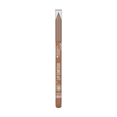 Image of lavera Lip Contour Nude Brown 02 velvety matte finish creamy texture organic coconut oil &amp; shea butter VEGAN
