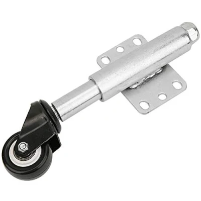 Image of 2 Inch PU Gate Wheel Heavy Duty Spring Loaded Swivel Caster 110lbs Load Capacity