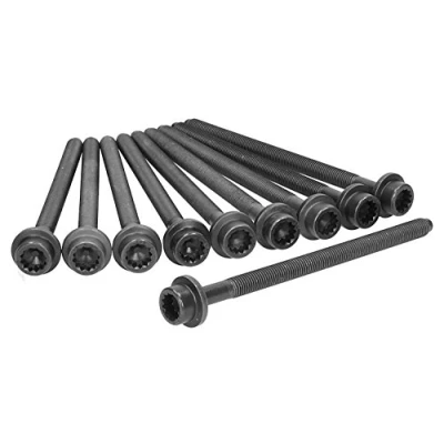 Image of WHT004926x10 Cylinder Head Bolt Kit AJUSA 81054100 Female Star 10 VOLKSWAGEN: Golf 7, Polo V Hatchback, Scirocco III, SEAT: Leon III Hatchback