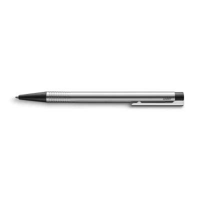 Image of Lamy logo matt black Ballpoint Pen in an elegant &amp; robust stainless steel case line width M including large capacity refill 16