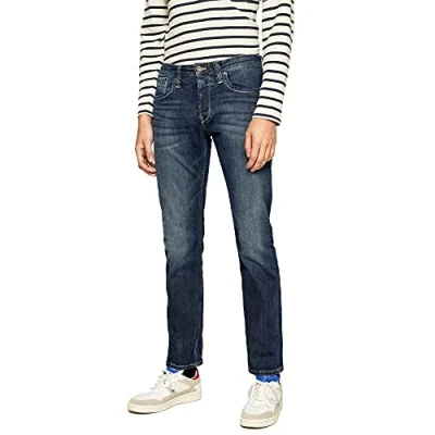 Image of Pepe Jeans Men&#039;s Cash Jeans, Blue (Denim z45), 29W / 32L