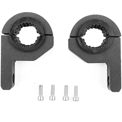 Image of ANCLLO 2pcs 25MM 30MM Universal work Light Tube Clamp Mounting Bracket Fog Bull bar bumper Lamp Holder for Off road vehicles Car Truck Motorcycle