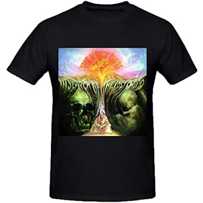 Image of The Moody Blues in Search of Lost Chord Black T Shirt Printed Tee Graphic Top for Men XL
