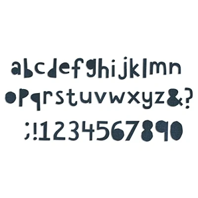 Image of Sizzix Bigz Alphabet Die Cutout Lower by Tim Holtz, Wood/Steel/Plastic, Multi Colour, 37.6 x 15.3 2 cm