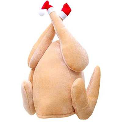Image of Toyland® Novelty Christmas Hat Funny Xmas Fancy Dress Hats (Turkey Hat)