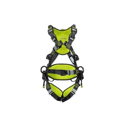 Image of Miller Honeywell H700 Full Body Industrial Harness CC7 Model with Quick Connect Leg buckles, Shoulder D rings, Integrated SRL adaptor, Lightweight, Suitable for Telecom/Wind, size 4, 1036777
