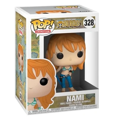 Image of Funko One Piece Nami Figure POP! Vinyl Collectable Gift Idea Official Merchandise Toys for Kids &amp; Adults Anime Fans Model Collectors and Display