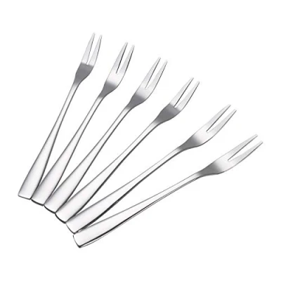 Image of Asking 12 Piece Mini Fruit Fork, Stainless Steel Salad Forks