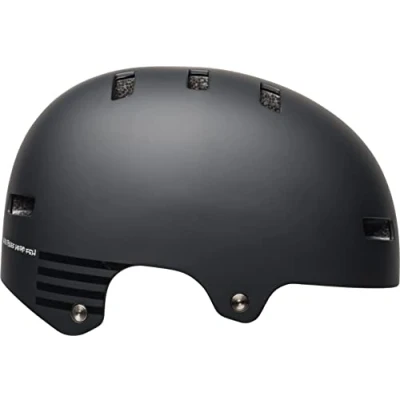 Image of Bell Local BMX/Skate Helmet 2023: Fasthouse Matte Black/White S 51 55cm