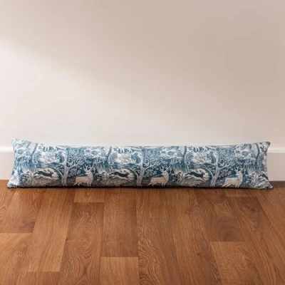 Image of furn. Winter Woods Animal Draught Excluder Cover, Midnight