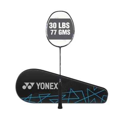 Image of YONEX Astrox Lite 27i Graphite Strung Badminton Racket with Full Cover (Blue) For Intermediate Players 77 grams Maximum String Tension 30lbs