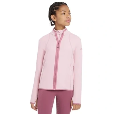 Image of LeMieux Young Rider Felicity Fleece Zip Through Childrens Blossom 13 14 Years