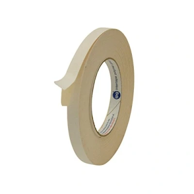 Image of Intertape Double Sided Flatback Paper Tape (591): 1/2 in. x 36 yds. (Beige)