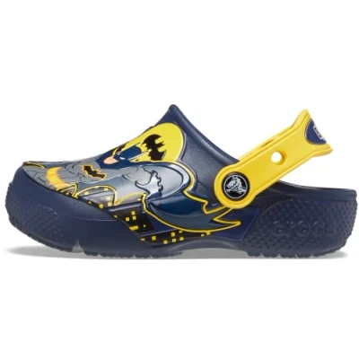 Image of Crocs FL Batman Patch Clog K, Navy, 3 UK