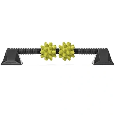 Image of RumbleRoller Extra Firm Beastie bar with Stands, Green, One Size
