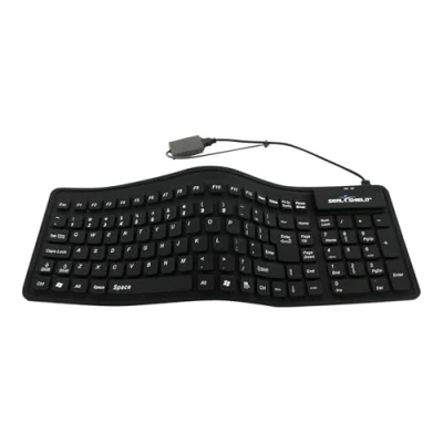 Image of Seal Shield Flex USB QWERTY Keyboard Black Keyboards (Wire, USB, QWERTY, Black)