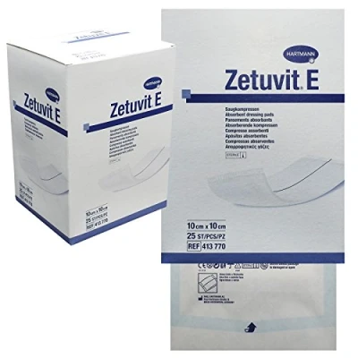 Image of Zetuvit E Sterile Absorbent Wound Dressing Pad 10cm x (x25)