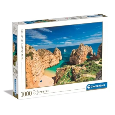 Image of Clementoni Jigsaw Puzzle Collection Algarve Bay 1000 Pieces For Adults 14 99 Years, Gift Men/Women, Landscape, Portugal, Made In Italy, 39826