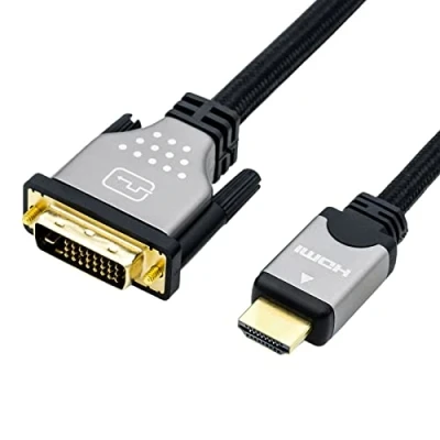 Image of Roline Monitor Cable DVI (24+1) HDMI Dual Link m/ Black/Silver 1.0 m