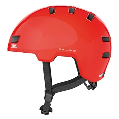 Image of ABUS Skurb ACE City Helmet: Sturdy bike helmet for everyday use, skating, BMX riding or longboarding.