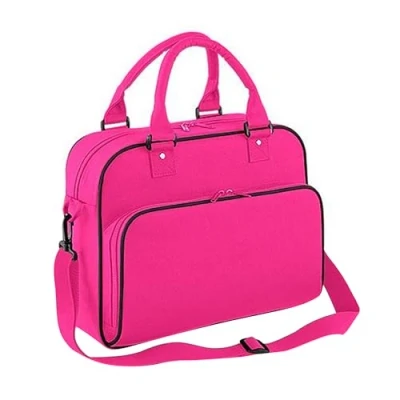 Image of BagBase Bg145Bkfu Junior Dance Bag Black/Fuchsia Bg145 Black/Fuchsia, Medium