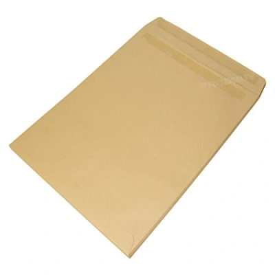 Image of [Pack of 25] Envelopes 16x12&quot; Manilla Plain 115gsm Self Seal Large Brown Envelope Pack 408mm x 303mm
